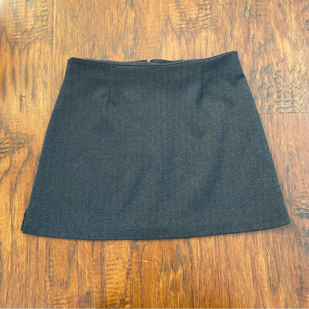 Vintage 90s y2k Charlotte Russe grey mini skirt.